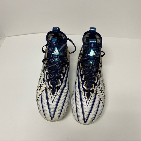 adidas Other - Adidas Freak 24 Inline Football Cleats White Metallic Blue Mens Size 10